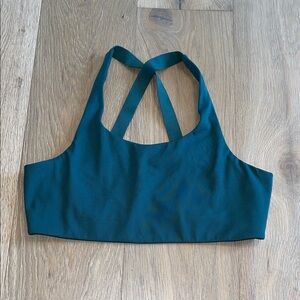 Girlfriend Collective Deep Teal Sports Bra xl workout gym